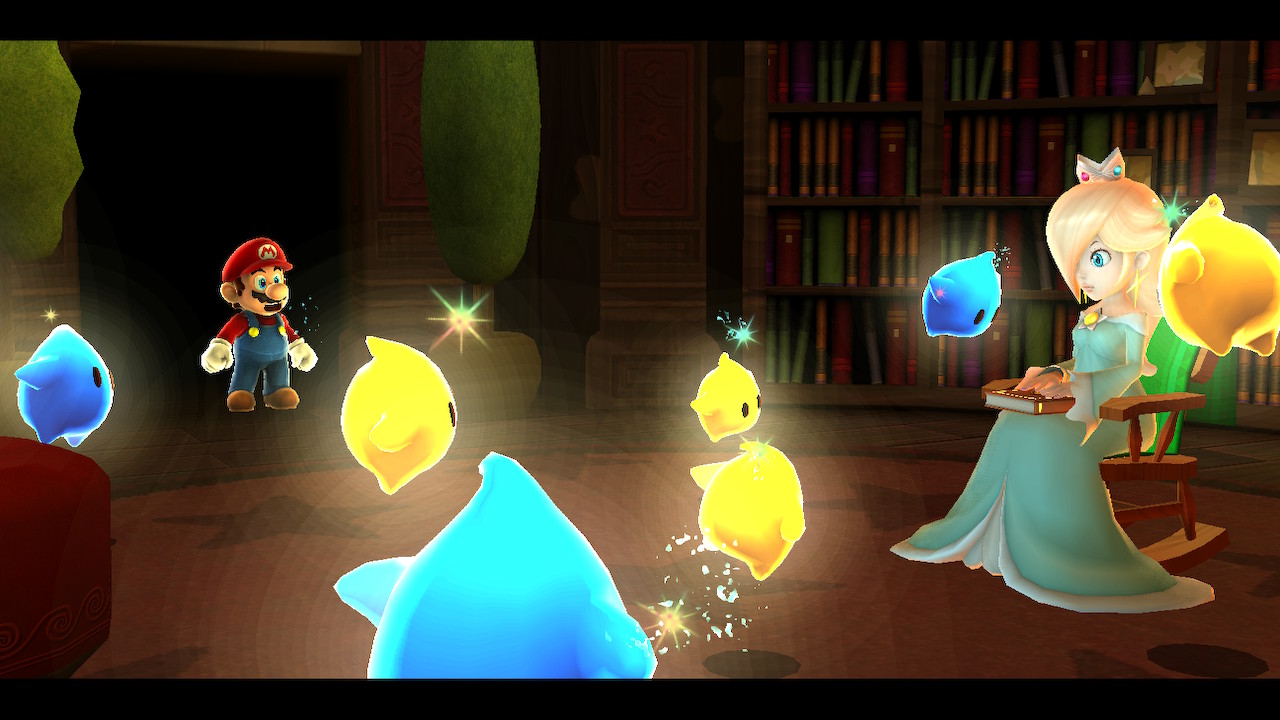 Mario walks in Rosalina